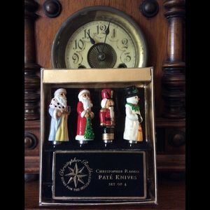 Christopher Radko: Set 4 Pate’ Knives